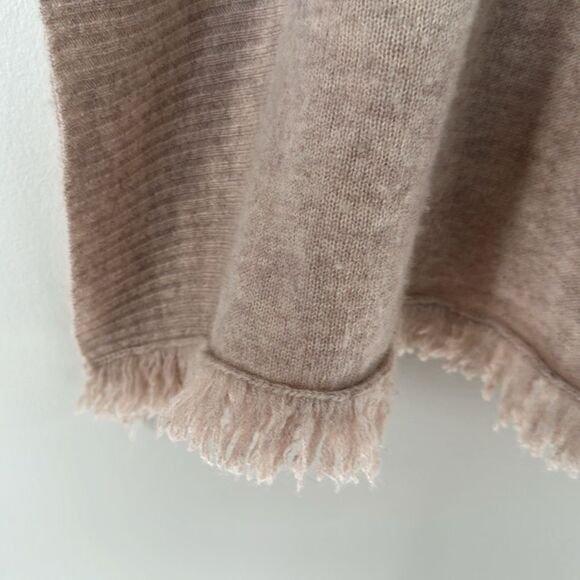 Sara Campbell Wool/Cashmere Poncho Sweater O/S - Picture 3 of 5